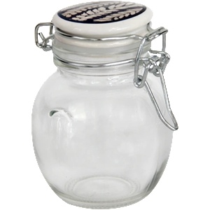 Horecano TOP-Бурканче за подправки с керамично цветно капаче 100ml (339193) (013285)