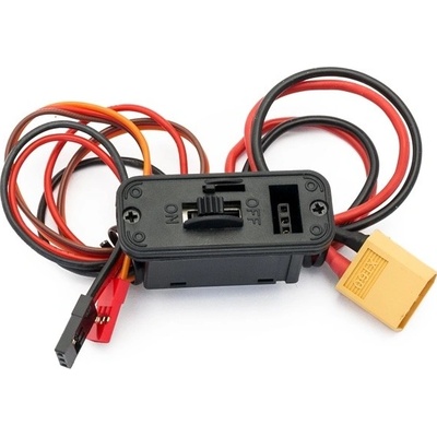 KONECT MAXI vypínač s nabíjecí zdířkou/kabelem JR/GRAUPNER/HITEC na XT60