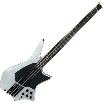 Hils Guitars HNB4 NEXT Satin Silver Headless Bass Guitar
