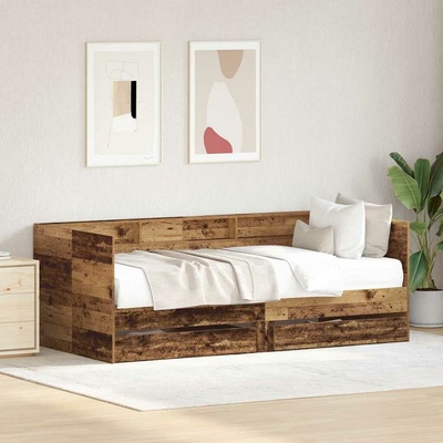 vidaXL Daybed s čelo Staré dřevo kompozitní dřevo