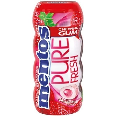 mentos Pure Fresh Strawberry/ jahoda žuvačky 10 x 30 g