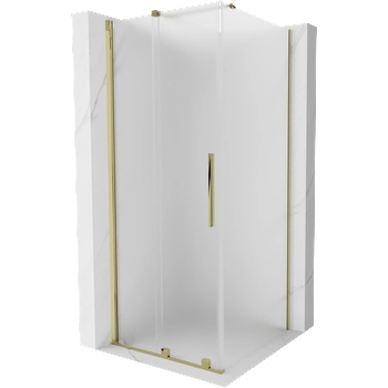 Mexen Velar раздвижна душ кабина 120 x 120 см, матирано стъкло, златна - 871-120-120-31-50 (871-120-120-31-50)