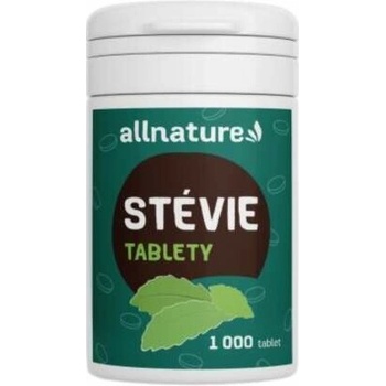 Allnature Tablety zo stévie 1000 tabliet