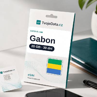 eSIM Gabon 20 GB / 29 dní