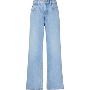 Calvin Klein Jeans Дамски дънки Calvin Klein Jeans Womens Wide Leg Jeans - Sage Stone