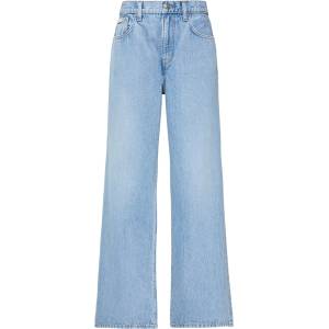Calvin Klein Jeans Дънки Calvin Klein Jeans Women's Wide Leg Jeans - Sage Stone