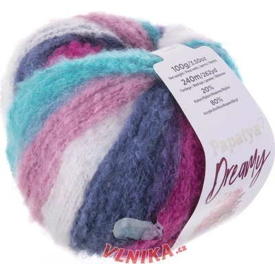 Kamgarn Příze Papatya Dreamy Varianta: 07
