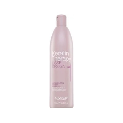 ALFAPARF Milano Lisse Design Keratin Therapy Deep Cleansing Shampoo дълбоко почистващ шампоан За всякакъв тип коса 500 ml
