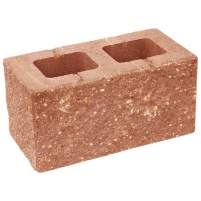 CS-BETON Tvárnice CSBLOK dvoustranně štípaná rohová 40x20x20 cm červená