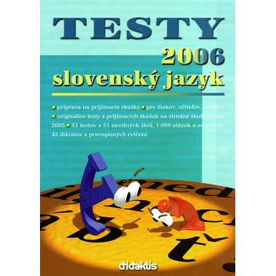 Testy 2006 slovenský jazyk Jana Pavúková