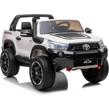 Lean Toys Elektrické autíčko Toyota Hilux L7643 biele 4x45W motor 2x12V7Ah batéria