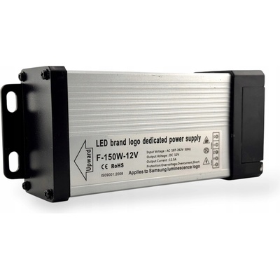 Vodotěsný napájecí zdroj pro LED pásky 150W 12V IP43 12,5A AC 187-262V DC 12V