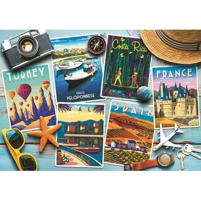 Trefl Holiday Postcards 1000 dielov