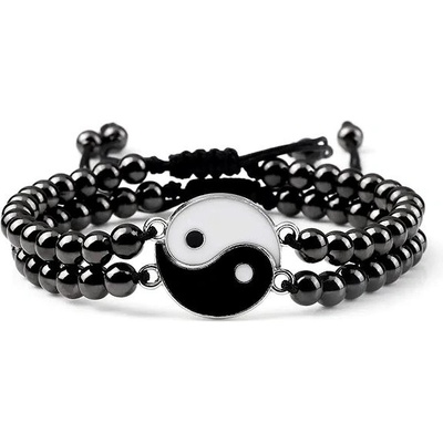 Wrap Q1 Korálkový náramek Yin Yang -10-2
