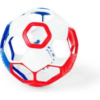 BRIGHT STARTS Oball RATTLE GOALS™ 10 cm Red White & Blue