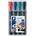 STAEDTLER Маркер Staedtler Lumocolor Permanent скосен 2-5мм, асортимент (4) (350 WP4)