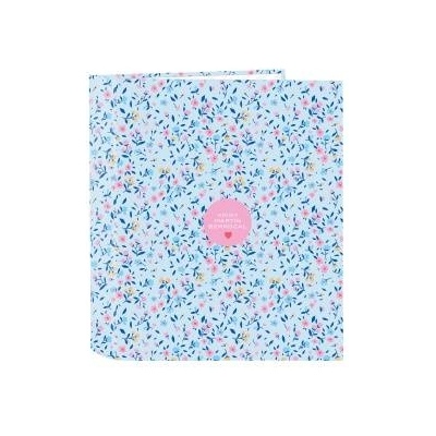 Vicky Martín Berrocal Папка с пръстени Vicky Martín Berrocal Paraíso Син Розов A4 27 x 33 x 6 cm