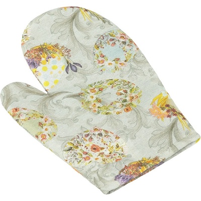 Bellatex Kuchyňská chňapka - Velikonoce Vajíčko šedá 28x18 cm