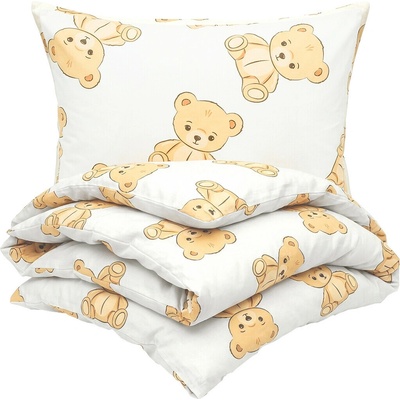 4Home bavlna obliečky Teddies 140x200 70x90