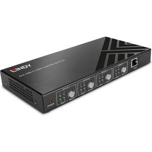 LINDY Матричен превключвател USB 3.2 Gen 1, 4x4 матричен превключвател, черен (43406)