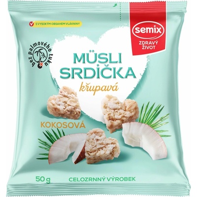 Semix Müsli srdiečka s kokosom 50 g