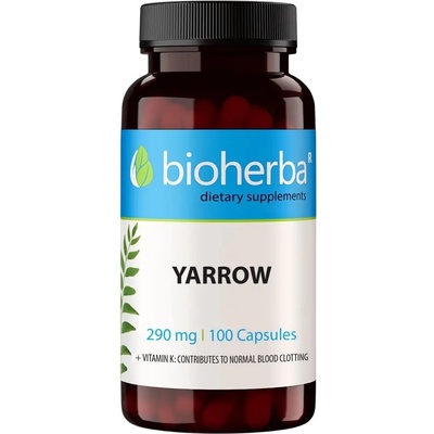 Bioherba Yarrow, 290 mg, 100 капсули, Bioherba