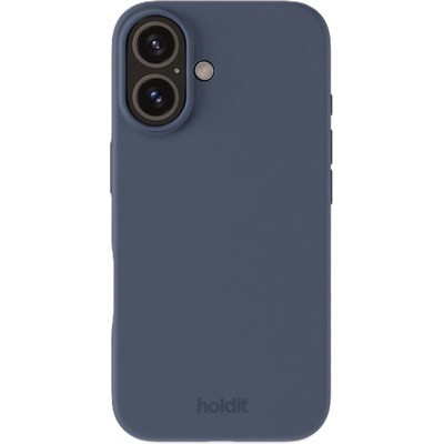 Holdit Калъф Holdit - Silicone, iPhone 16, Pacific Blue (7330985165092)