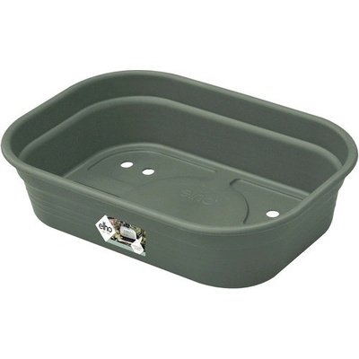 Výsevní miska 24,5 x 17,5 x 6 cm ke skleníčku elho Green Basics S 100 % recyklovaný plast tmavě zelená