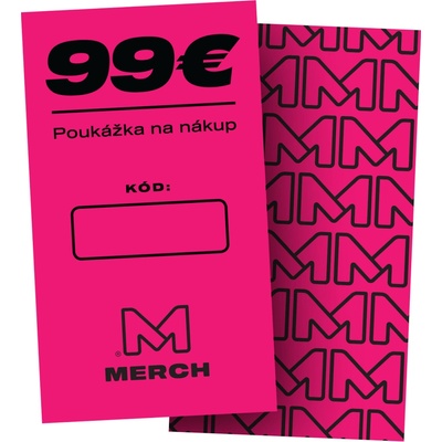 Poukážka MERCH - Darčeková 99€