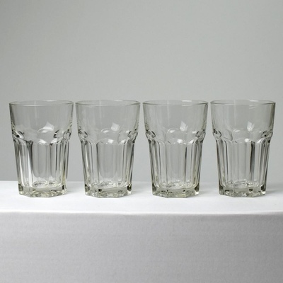 Kinekus Pohár na vodu výška 12cm sklo 4 x 360 ml
