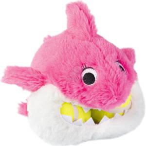 Gimborn GimDog играчка за кучета плюшена акула с 2 топки Пинк