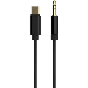 Gembird CCA-CM3.5M-1.5M USB тип-C към стерео 3, 5 мм AUX кабел 1, 5 м черен (CCA-CM3.5M-1.5M)