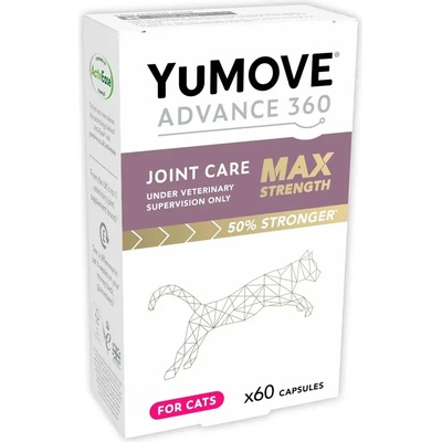 Lintbells YuMOVE Advance 360 Max Strength Юмув грижа за ставите за котки 60 капсули