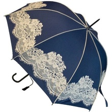 Blooming Brollies deštník Navy Vintage lace