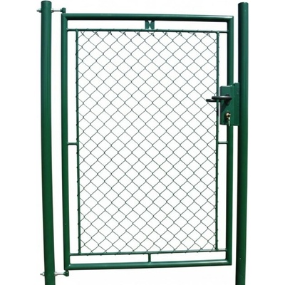 Jednokřídlá branka PRIMA poplastovaná 1000/1500 mm | zelená RAL 6005 | výplň čtyřhranné pletivo | oko 55 × 55 mm | drát 2,7 mm