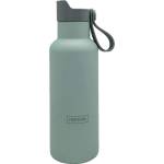 Nerthus 500 мл двустенна спортна бутилка в цвят каки с дръжка Click Cap Nerthus