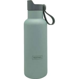 Nerthus 500 мл двустенна спортна бутилка в цвят каки с дръжка Click Cap Nerthus