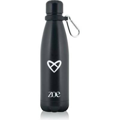 ZOE Heart Logo Stainless Steel Bottle nerezová láhev na vodu barva Black 1 ks