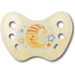 Dentistar Силиконова светеща залъгалка Dentistar - Луна, размер 1 (22203) - ozone