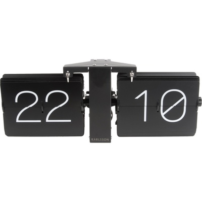 Karlsson Обръщащ се часовник No Case черен мат (KA5602BK)