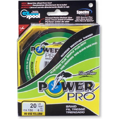 PowerPro šňůra Žlutá 135m 0,08mm 4kg