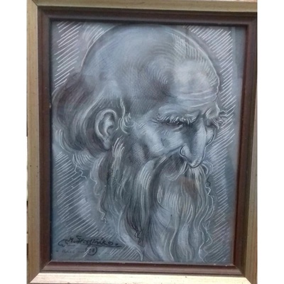 Miroslav Hostiňák - štúdia II.-kópia -Albrecht Durer-Hlavy apoštolov