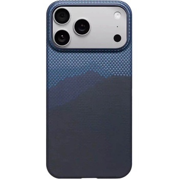 PITAKA Кевларен кейс с MagSafe за iPhone 17 Pro Max - Pitaka StarPeak MagEZ 7 Ultra Slim Case Aramid Fiber (тъмносин) (KI1704OPM)