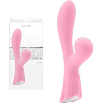 Image 1 of Вибратор с вакуумен клитор стимулатор, 19, 5см. - Luxe Aura Pink (NSTOYS0846)