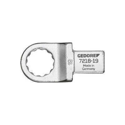 Gedore očkový klíč nástavec 14 x 18 čtyřhran 19 mm 7218-19