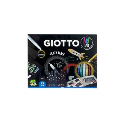 Giotto Комплект за рисуване Crazy Lab Black