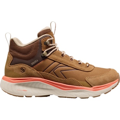 Keen Дамски туристически обувки Keen Women's Leiki Leather Mid WP Walking boots - Chipmunk / Birch - размер 42 (EU) (119-1034-0323)