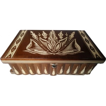 Magic Puzzle Box Гигантска кутия за съхранение на бижута вълшебна кутия за пъзел дървена кутия за декорация скрит ключ (_cf682e346)