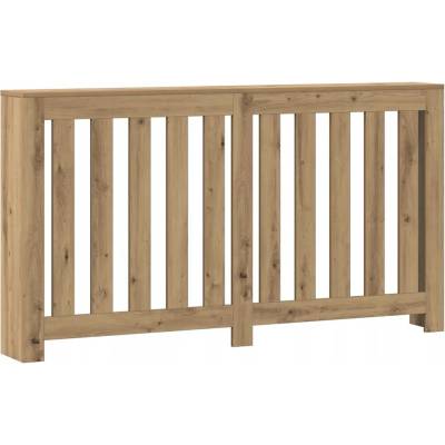 Kryt na radiátor MDF deska 3 x 3 cm hnědý