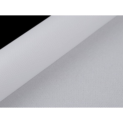 Stoklasa Vyšívací látka KANAVA 5 jednobarevná bílá 380634/1, š.50cm (látka v metráži)